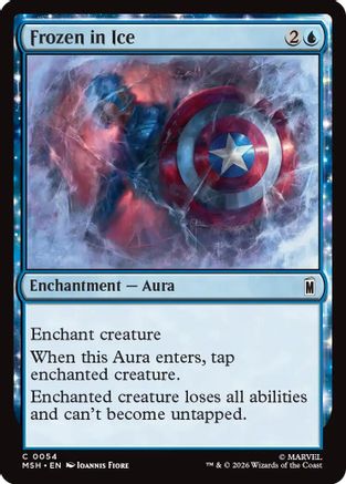 Frozen in Ice (MSH-054) [Marvel Super Heroes] MTG Single Wizards of the Coast