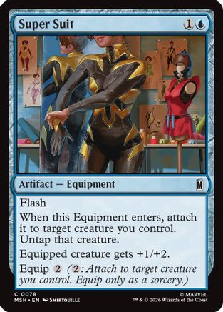 Super Suit (MSH-078) [Marvel Super Heroes] MTG Single Wizards of the Coast