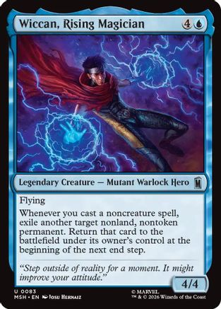 Wiccan, Rising Magician (MSH-083) [Marvel Super Heroes] MTG Single Wizards of the Coast
