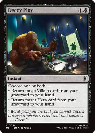 Decoy Ploy (MSH-094) [Marvel Super Heroes] MTG Single Wizards of the Coast