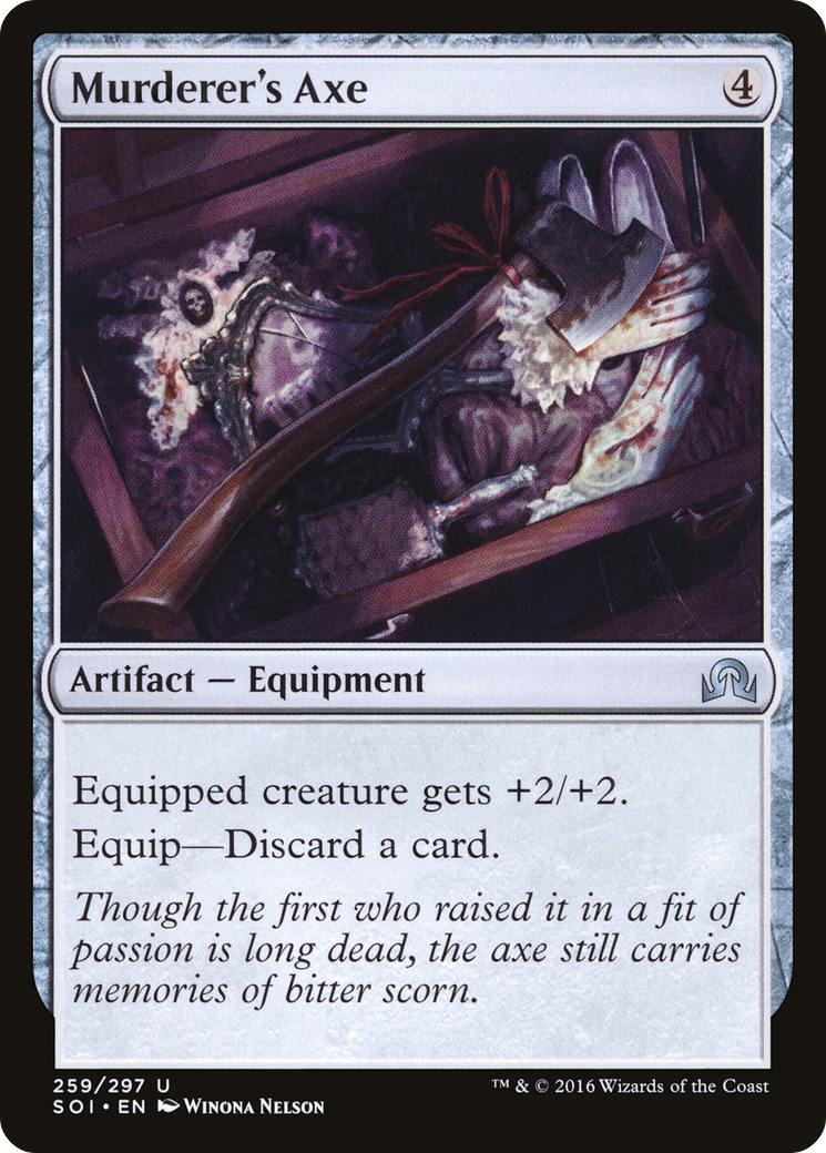Murderer's Axe (SOI-259) [Shadows over Innistrad] MTG Single Wizards of the Coast