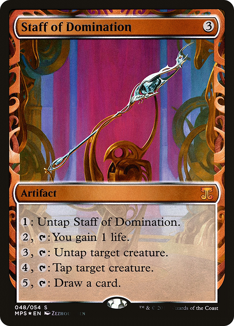 Staff of Domination (MPS-048) [Kaladesh Inventions] Foil MTG Single Wizards of the Coast