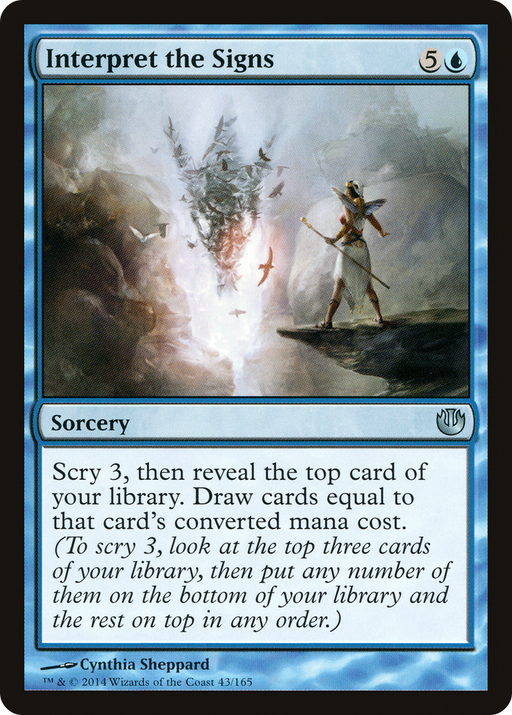 Interpret the Signs (JOU-043) [Journey into Nyx] Foil MTG Single Wizards of the Coast