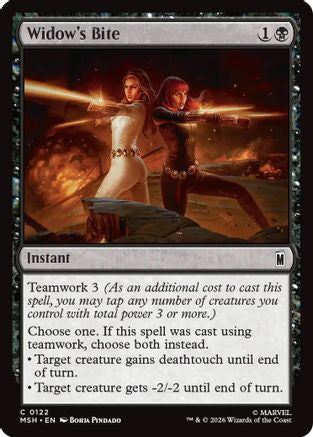 Widow's Bite (MSH-122) [Marvel Super Heroes] MTG Single Wizards of the Coast