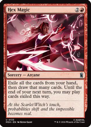 Hex Magic (MSH-133) [Marvel Super Heroes] Foil MTG Single Wizards of the Coast