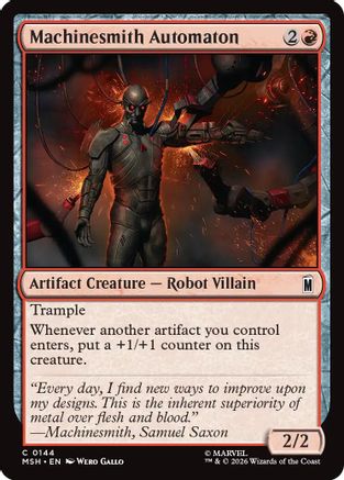 Machinesmith Automaton (MSH-144) [Marvel Super Heroes] MTG Single Wizards of the Coast