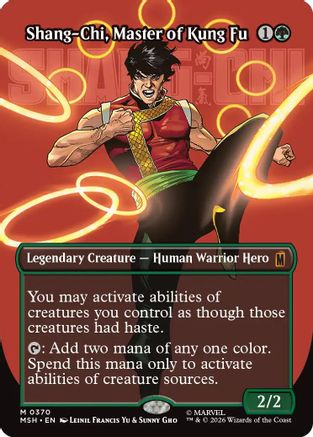 Shang-Chi, Master of Kung Fu (0370) (MSH-370) [Marvel Super Heroes] Foil MTG Single Wizards of the Coast