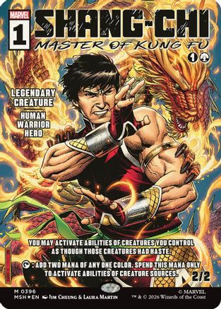 Shang-Chi, Master of Kung Fu (0396) (MSH-396) [Marvel Super Heroes] Foil MTG Single Wizards of the Coast