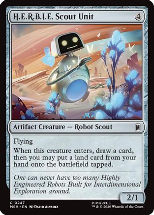 H.E.R.B.I.E. Scout Unit (MSH-247) [Marvel Super Heroes] MTG Single Wizards of the Coast