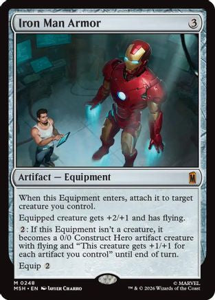 Iron Man Armor (MSH-248) [Marvel Super Heroes] MTG Single Wizards of the Coast