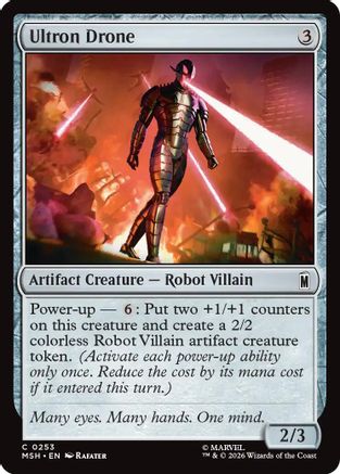 Ultron Drone (MSH-253) [Marvel Super Heroes] Foil MTG Single Wizards of the Coast
