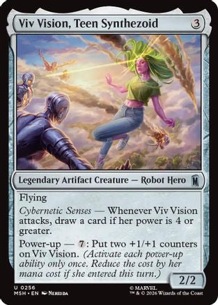 Viv Vision, Teen Synthezoid (MSH-256) [Marvel Super Heroes] MTG Single Wizards of the Coast