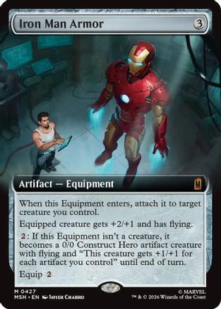 Iron Man Armor (MSH-427) [Marvel Super Heroes] Foil MTG Single Wizards of the Coast