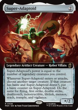 Super-Adaptoid (MSH-428) [Marvel Super Heroes] Foil MTG Single Wizards of the Coast