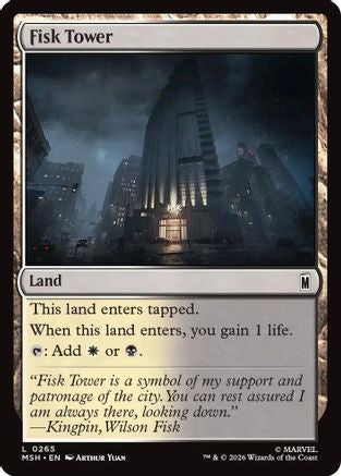 Fisk Tower (MSH-265) [Marvel Super Heroes] MTG Single Wizards of the Coast