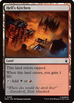 Hell's Kitchen (MSH-268) [Marvel Super Heroes] Foil MTG Single Wizards of the Coast