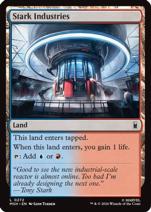 Stark Industries (MSH-272) [Marvel Super Heroes] Foil MTG Single Wizards of the Coast