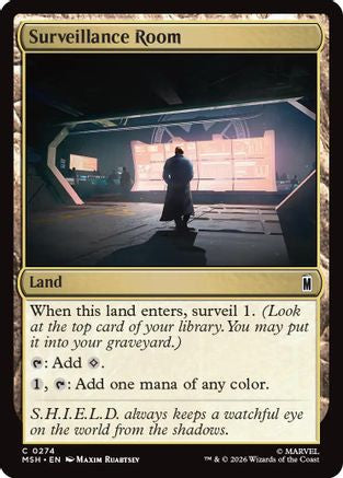 Surveillance Room (MSH-274) [Marvel Super Heroes] MTG Single Wizards of the Coast