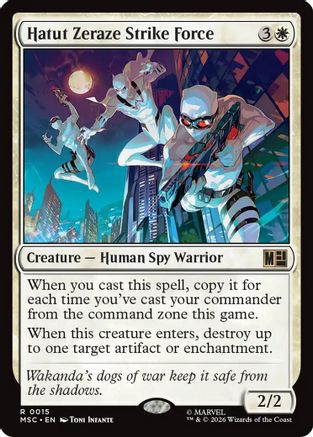 Hatut Zeraze Strike Force (MSC-015) [Commander: Marvel Super Heroes] MTG Single Wizards of the Coast