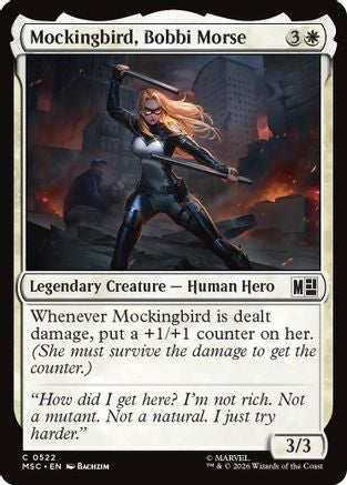 Mockingbird, Bobbi Morse (0522) (MSC-522) [Commander: Marvel Super Heroes] Foil MTG Single Wizards of the Coast