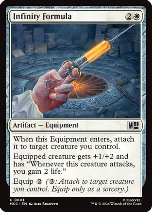 Infinity Formula (MSC-601) [Commander: Marvel Super Heroes] MTG Single Wizards of the Coast