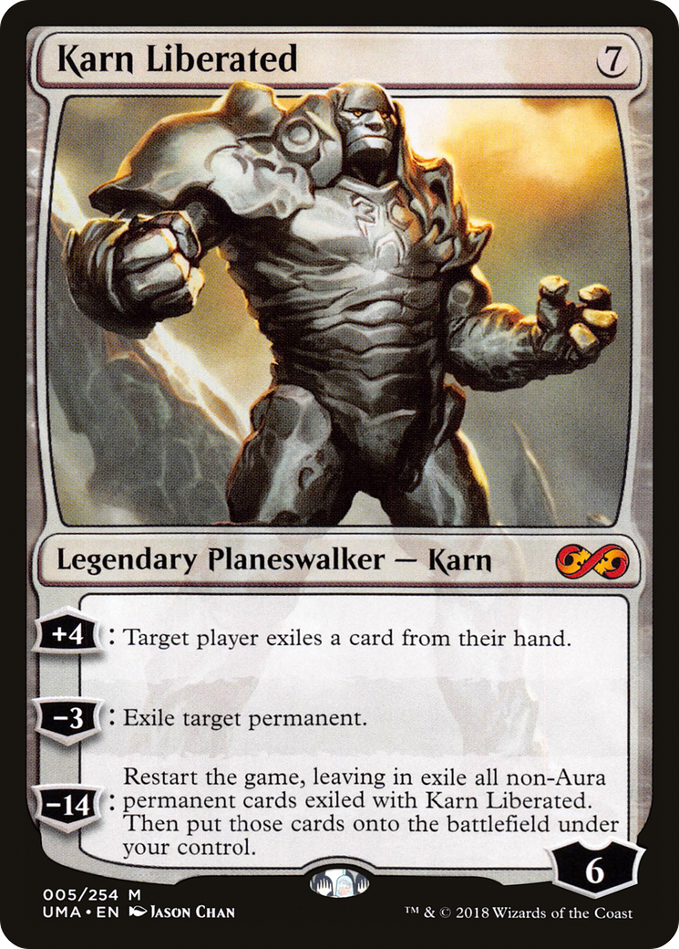 Karn Liberated (UMA-005) [Ultimate Masters] MTG Single Wizards of the Coast