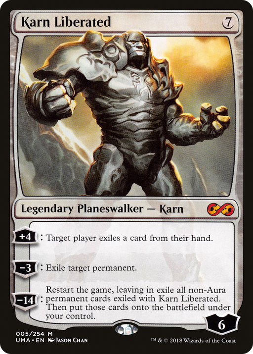 Karn Liberated (UMA-005) [Ultimate Masters] MTG Single Wizards of the Coast