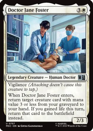 Doctor Jane Foster (MSC-757) [Commander: Marvel Super Heroes] Foil MTG Single Wizards of the Coast