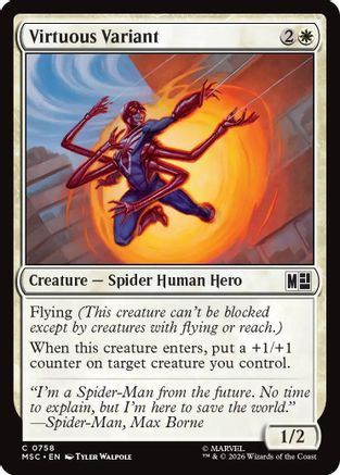 Virtuous Variant (MSC-758) [Commander: Marvel Super Heroes] Foil MTG Single Wizards of the Coast