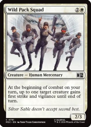 Wild Pack Squad (MSC-781) [Commander: Marvel Super Heroes] MTG Single Wizards of the Coast