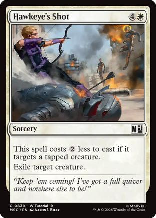 Hawkeye's Shot (MSC-839) [Commander: Marvel Super Heroes] MTG Single Wizards of the Coast