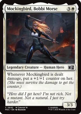 Mockingbird, Bobbi Morse (0842) (MSC-842) [Commander: Marvel Super Heroes] MTG Single Wizards of the Coast