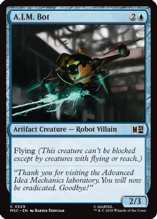 A.I.M. Bot (MSC-529) [Commander: Marvel Super Heroes] MTG Single Wizards of the Coast