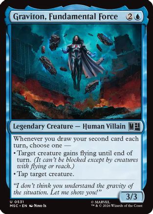 Graviton, Fundamental Force (MSC-531) [Commander: Marvel Super Heroes] Foil MTG Single Wizards of the Coast