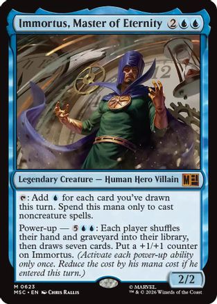Immortus, Master of Eternity (MSC-623) [Commander: Marvel Super Heroes] Foil MTG Single Wizards of the Coast