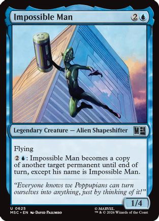 Impossible Man (MSC-625) [Commander: Marvel Super Heroes] Foil MTG Single Wizards of the Coast