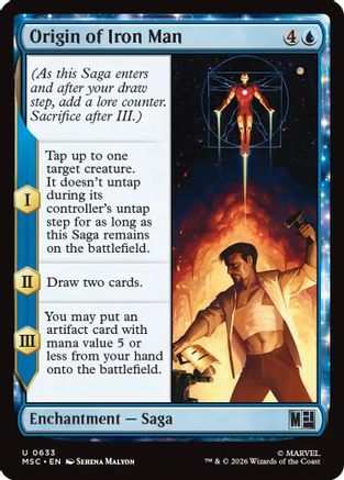 Origin of Iron Man (MSC-633) [Commander: Marvel Super Heroes] Foil MTG Single Wizards of the Coast