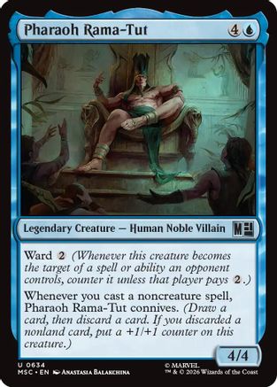 Pharaoh Rama-Tut (MSC-634) [Commander: Marvel Super Heroes] MTG Single Wizards of the Coast