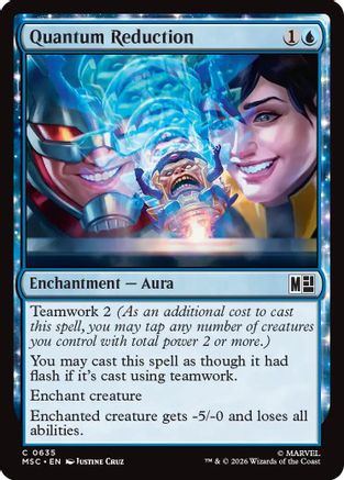 Quantum Reduction (MSC-635) [Commander: Marvel Super Heroes] MTG Single Wizards of the Coast