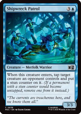 Shipwreck Patrol (MSC-638) [Commander: Marvel Super Heroes] Foil MTG Single Wizards of the Coast