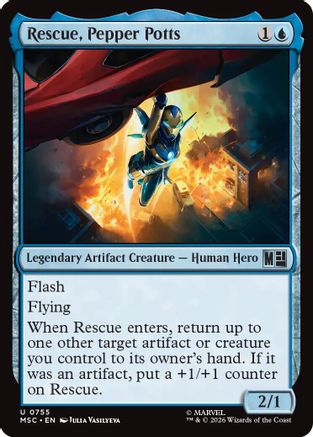 Rescue, Pepper Potts (MSC-755) [Commander: Marvel Super Heroes] MTG Single Wizards of the Coast