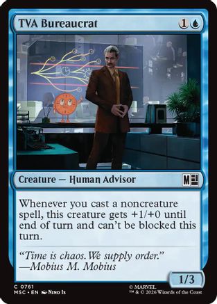TVA Bureaucrat (MSC-761) [Commander: Marvel Super Heroes] MTG Single Wizards of the Coast