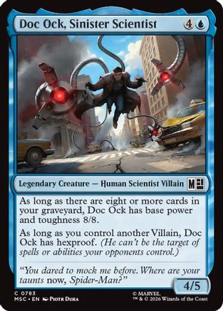 Doc Ock, Sinister Scientist (MSC-783) [Commander: Marvel Super Heroes] MTG Single Wizards of the Coast