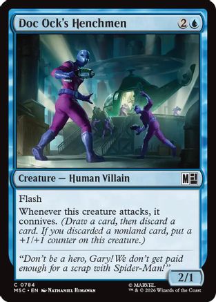 Doc Ock's Henchmen (MSC-784) [Commander: Marvel Super Heroes] MTG Single Wizards of the Coast