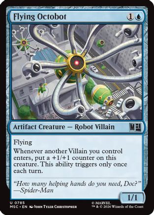 Flying Octobot (MSC-785) [Commander: Marvel Super Heroes] MTG Single Wizards of the Coast