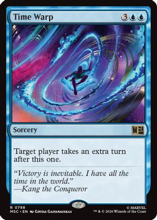 Time Warp (MSC-788) [Commander: Marvel Super Heroes] MTG Single Wizards of the Coast