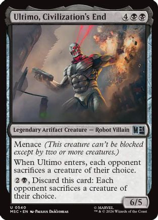 Ultimo, Civilization's End (MSC-540) [Commander: Marvel Super Heroes] MTG Single Wizards of the Coast