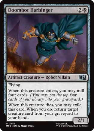 Doombot Harbinger (MSC-655) [Commander: Marvel Super Heroes] MTG Single Wizards of the Coast