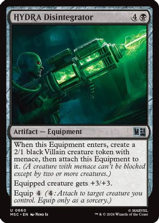 HYDRA Disintegrator (MSC-660) [Commander: Marvel Super Heroes] Foil MTG Single Wizards of the Coast