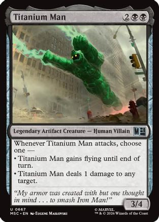 Titanium Man (MSC-667) [Commander: Marvel Super Heroes] Foil MTG Single Wizards of the Coast